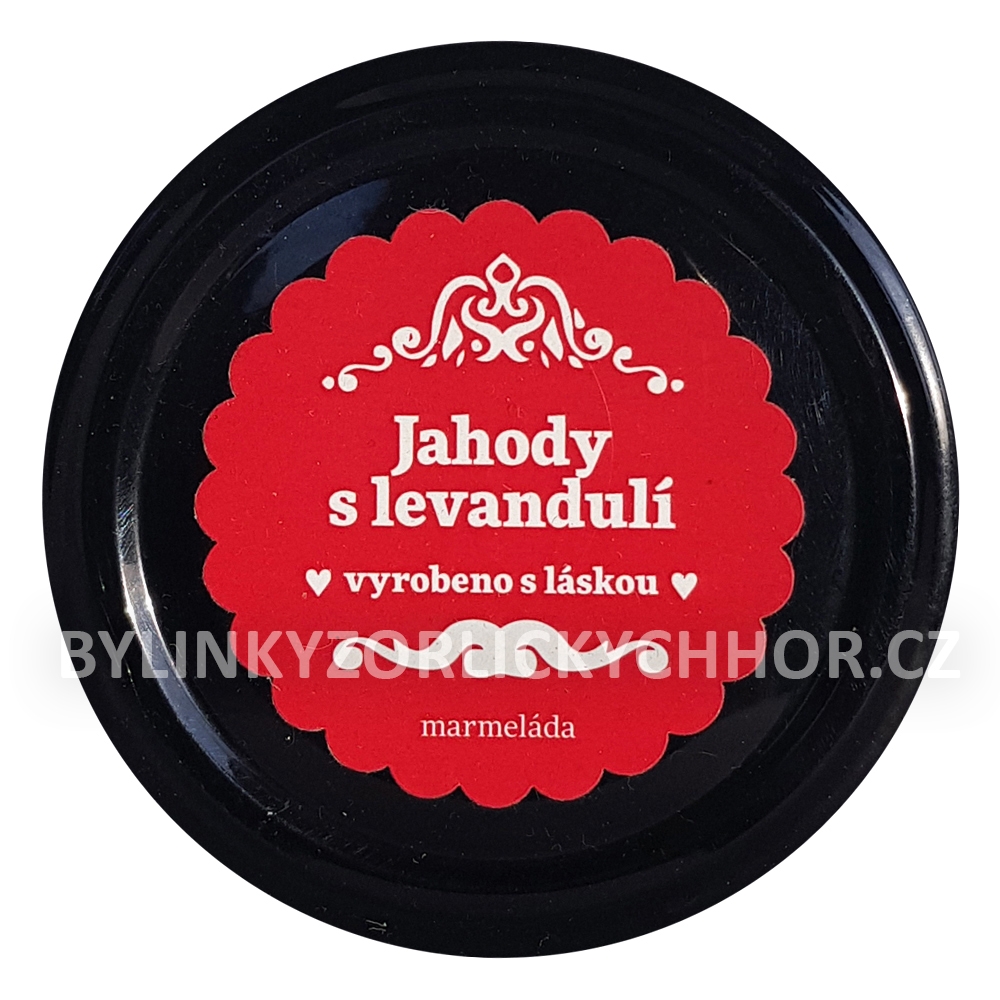 Jahody s levandulí