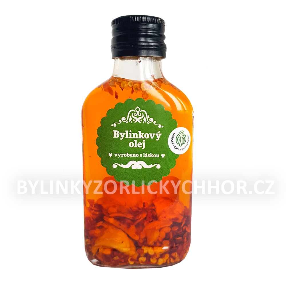 Bylinkový olej - Česnek chilli